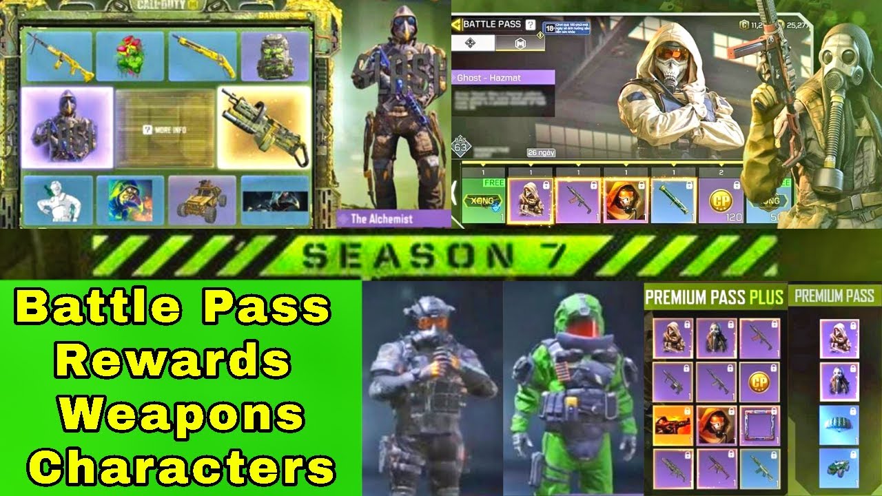 📣SEASON 7📣 Battle Pass Rewards Weapons & Characters Crates Leaked | S7 Cod Mobile | S7 Leaks