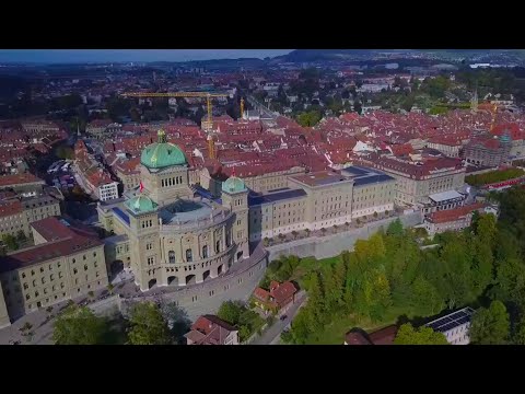 Bern - 4k Drone Aerial View