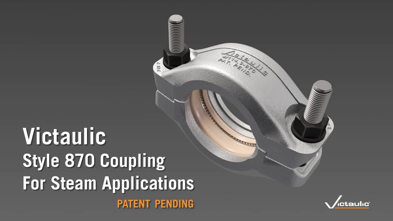 Victaulic Style 870 Rigid Coupling for Steam Piping