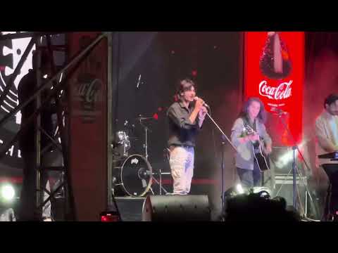Swoopna suman and Samir Shrestha performing -Je Chau Timi - first time live public
