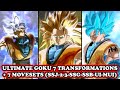 Ultimate Goku 7 Transformation W 7 Movesets SSJ 2 3 SSG SSB UI MUI Dragon Ball Xenoverse 2 Mods