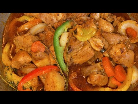HAITIAN CHICKEN IN SAUCE || HOW TO MAKE AND CLEAN || MEM KIJAN POU OU FER POUL