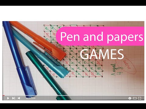 Pen and Paper Games for kids   | Anzal's Gaming World | For Kids