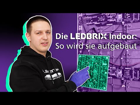 Die LEDTEK LEDBRIX Indoor: So wird sie aufgebaut