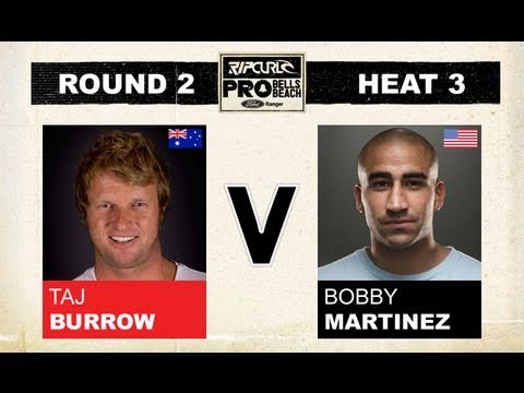 Round 2, Heat 3 - Taj Burrow vs Bobby Martinez