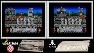 A500 vs Atari ST : ALTERED BEAST (Side by side comparison)