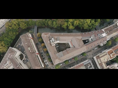 Academic Gateway - mit der Drohne durchs modernste Schulhaus der Schweiz