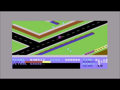 Lukozer Retro Game Review 063 - Clumsy Colin Action Biker - Commodore 64