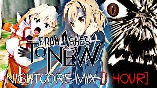 From Ashes To New - Nightcore Mix [1 HOUR]