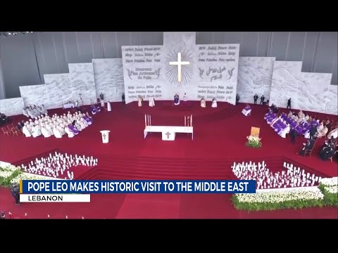 "Land marked by instability, wars and suffering" Pope Leo visits Lebanon in historic Middle East tri