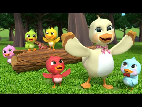 Counting Fun with Five Little Ducklings! | Newborn Baby Songs & Nursery Rhymes