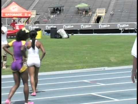 Girls 100m Prelim Heat 2 - New Balance Outdoor Nationals 2011