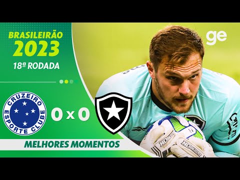 Gols e lances de Cruzeiro x Botafogo