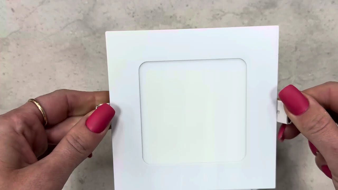 Врезная светодиодная панель LEZARD 6W 470Lm 4200K квадрат 442RKP-06