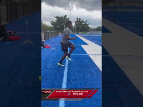 Michael Thomas III has footwork for DAYS! He's ready for a big year after putting in work this offseason. '25 WR