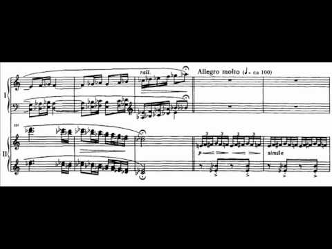 Argerich and Kissin play Lutoslawski - Paganini variations Audio + Sheet music