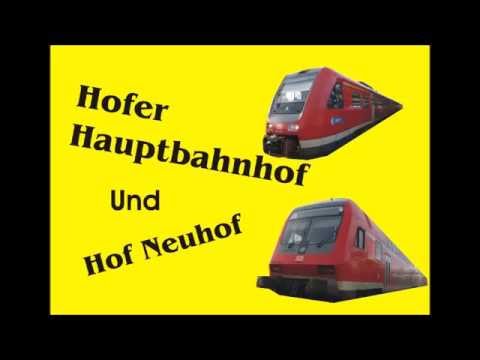 Zugverkehr in Hof (Hof Hbf und Hof- Neuhof)