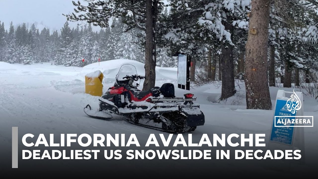 California avalanche near Lake Tahoe kills at least eight in deadliest US snowslide in decades