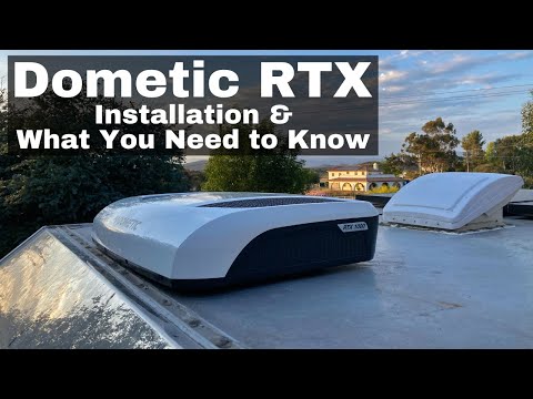 12v Solar & Battery Powered Air Conditioner for Off Grid Van Life • Dometic RTX