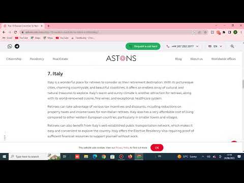 Top 10 Easiest Countries To Retire Comfortable