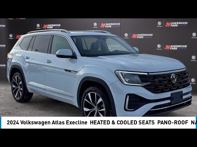 2024 Volkswagen Atlas Execline | HEATED & COOLED SEATS in Cars & Trucks in Strathcona County