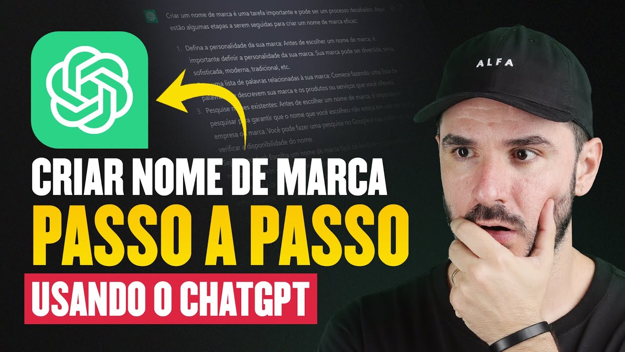 COMO CRIAR UM NOME DE MARCA USANDO O CHAT GPT (ATUALIZADO)
