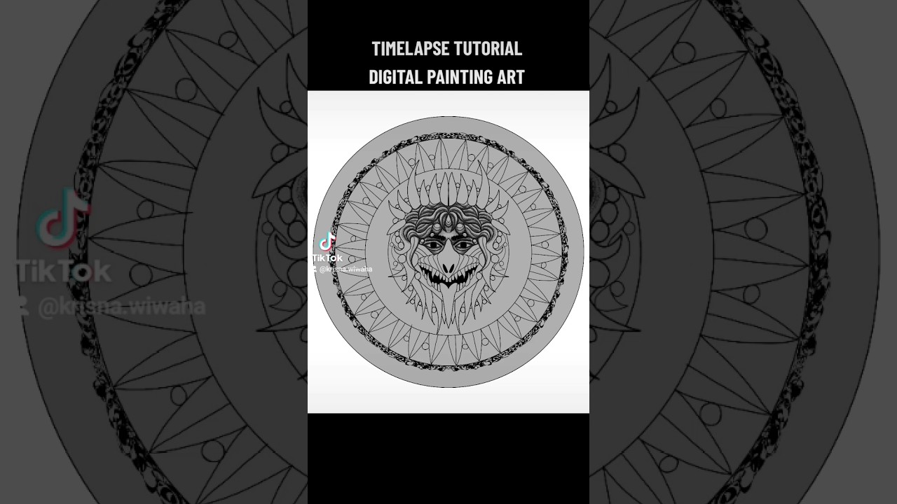 Timelapse Tutorial Digital Painting Art Ibis Paint #shortvideo #youtubeshorts #ibispaintx #tutorial