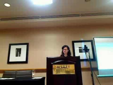 Arika Okrent speaking at the 2010 Esperanto-USA conference part 2