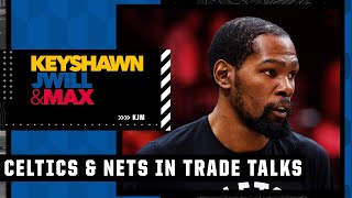 The Celtics & Nets have engaged in Kevin Durant trade talks 👀 | KJM