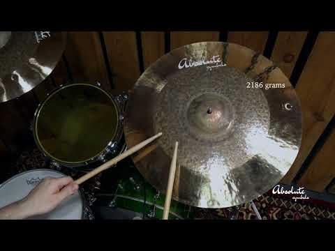21" Absolute Cymbals Custom Ride - 2186 grams (Made in Turkey)