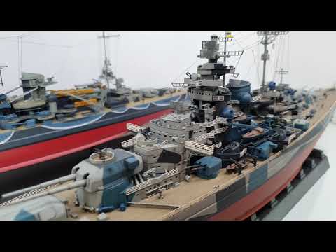 1:350 German Battleships Scharnhorst and Tirpitz