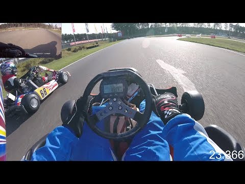 KZ2 Karting @ Genk 07-04-2018 Gopro Hero Session + Extreme HD (Heat 6)