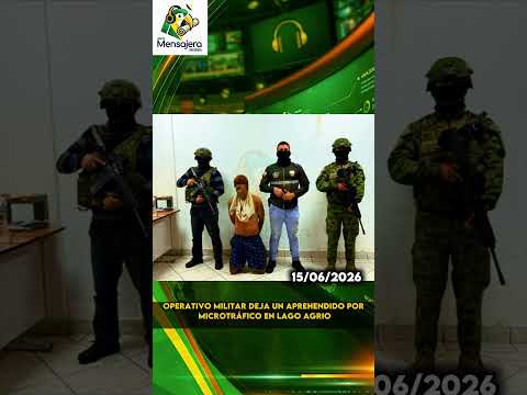 Operativo militar deja un aprehendido por microtráfico en Lago Agrio