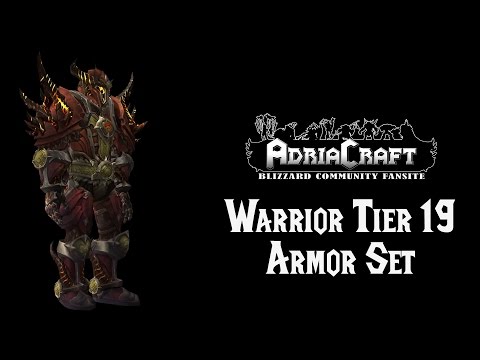 Warrior Tier 19 Armor Set