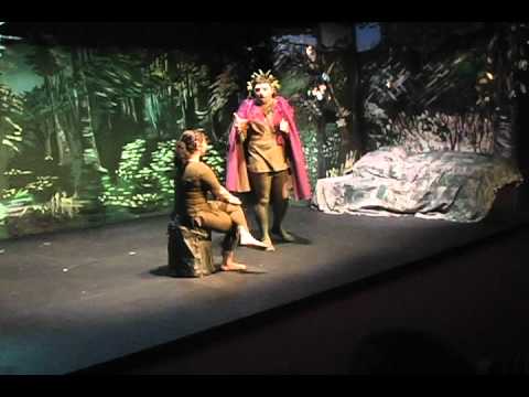 A Midsummer Nights Dream - Act 2 Scene 1 - "How now, spirit!" (Subtitles in modern English)