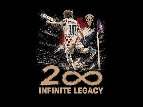 Croatian Football Federation's video congratulatory message for Modrić's 200th appearance for Croatia