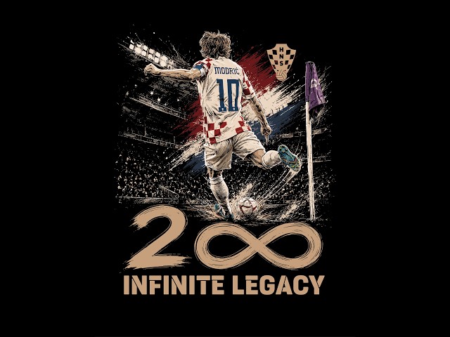 Video čestitka HNS-a za Modrićev 200. nastup za Hrvatsku