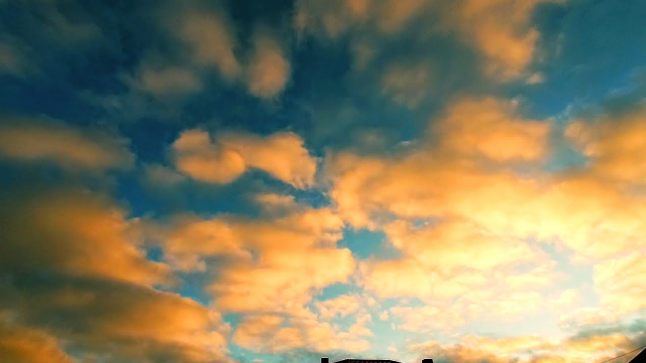 Sunrise Sky Timelapse – Relaxing Clouds Background Video