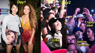 Lisa's Coachella 2024 performance, Lisa, Taylor Swift and Sabrina Carpenter reacts Ice Spice show