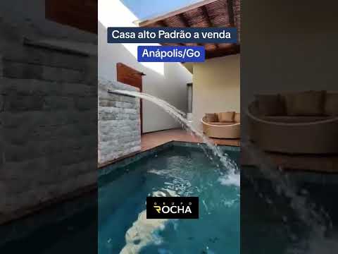 Casa alto padrão a venda em Anápolis Goiás - Rocha corretor de imóveis, CRECI : 28818 (64)99308-9649