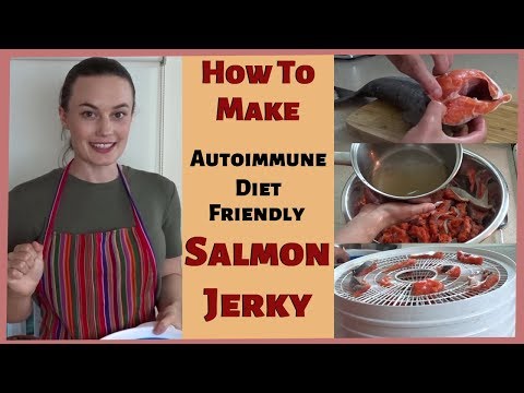 HOW TO MAKE SALMON JERKY (SCD + AIP Friendly, Soy and Gluten Free) Autoimmune Diet Snack Recipe