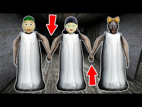 Granny vs Squid Game vs Baldi - funny horror school animation (61-70 part. all series in a row)