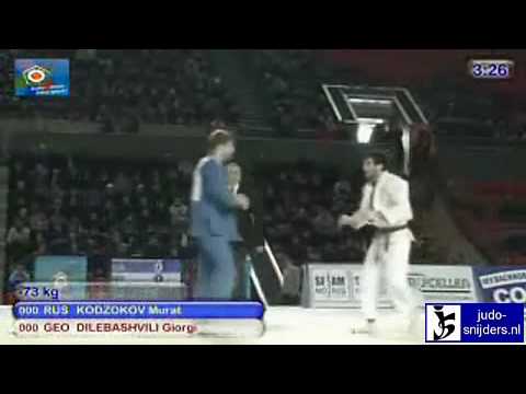 Judo 2010 Tblisi: Murat Kodzokov (RUS) - Giorgi Dilebashvili (GEO) [-73kg]