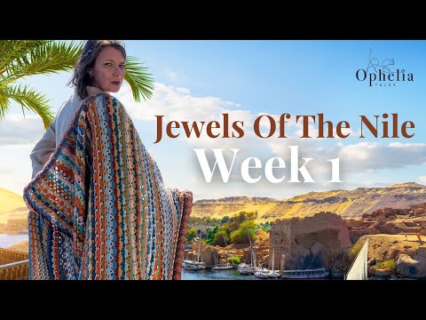 Crochet Along 2023 // Jewels Of The Nile - WEEK 1 // Ophelia Talks Crochet