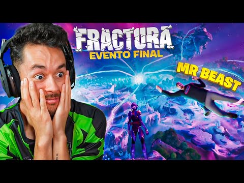 REACTING TO THE FORTNITE FINAL EVENT "FRACTURE" - TheGrefg