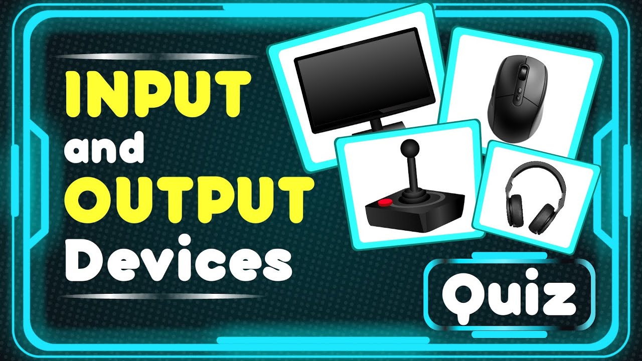 Input vs. Output Device | Difference Between Input and Output Devices | Real-Life Tech Quiz for Kids