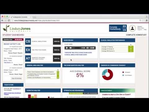 Starting a TMC (CRT RRT) exam on LindseyJones University