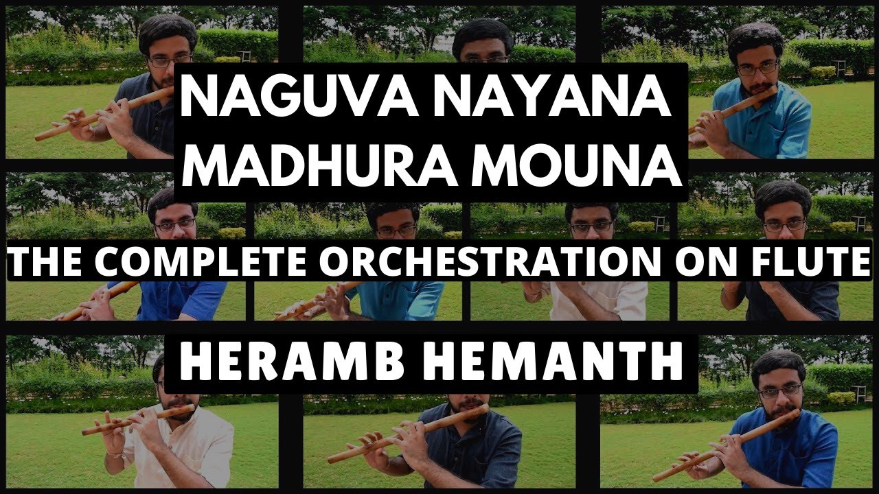 The Flute Feel | Naguva Nayana Flute Cover | Heramb Hemanth Flute