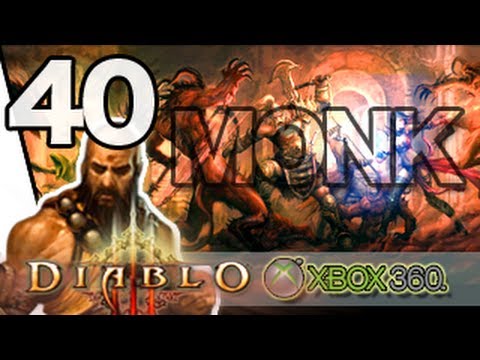 Diablo 3 Xbox 360/PS3 Monk Gameplay Walkthrough Part 40 - Cydaea, Maiden of Lust (BOSS FIGHT!) [HD]