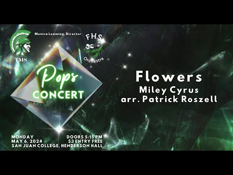 Flowers, Miley Cyrus, arr. Patrick Roszell